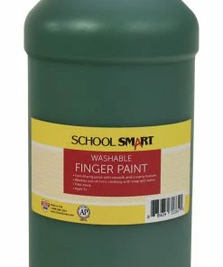 Deals 😉 School Smart Washable Finger Paint, Green, 1 Quart 🤩