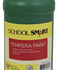 Coupon ⌛ School Smart Tempera Paint, Quart, Green ✔️