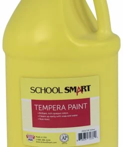 Outlet ⭐ School Smart Tempera Paint, Gallon, Yellow 🌟