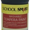 New ⭐ School Smart Washable Tempera Paint, Pint, Black 🥰