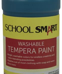 Buy βοΈ School Smart Washable Tempera Paint, Pint, Turquoise π§¨