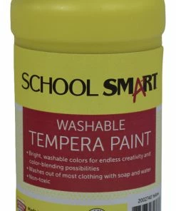 Best Sale 🛒 School Smart Washable Tempera Paint, Pint, Yellow ✨