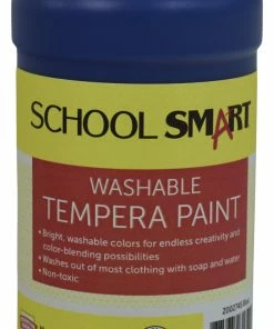 Buy 😍 School Smart Washable Tempera Paint, Pint, Blue 🔔