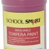 Wholesale 👏 School Smart Washable Tempera Paint, Quart, Magenta 🧨