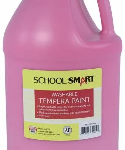 Coupon 🎁 School Smart Washable Tempera Paint, Gallon, Pink 😍