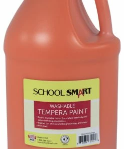 Promo π School Smart Washable Tempera Paint, Gallon, Orange π