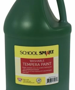 Best Sale 🧨 School Smart Washable Tempera Paint, Gallon, Green 👏