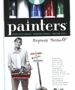 Cheapest βοΈ Elmer's Painters Paint Markers, Fine Tip, Assorted Bright Colors, Set Of 5 βοΈ
