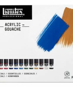 Cheap 🧨 Liquitex Acrylic Gouaches, 37/50 Ounces, Assorted Essential Colors, Set Of 12 🎁