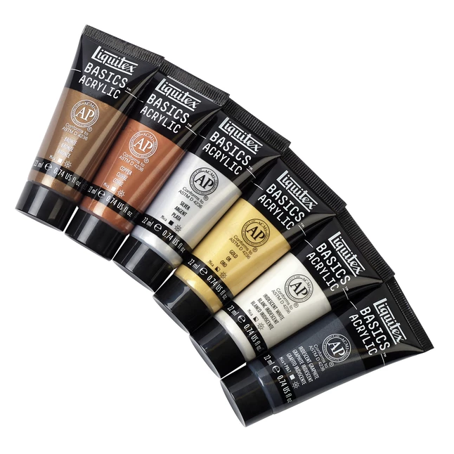 Best deal π Liquitex BASICS Acrylic Paint, Iridescent Metallics, 22 Milliliters, Set Of 6 π€© 6 Best deal π Liquitex BASICS Acrylic Paint, Iridescent Metallics, 22 Milliliters, Set Of 6 π€© - Image 4