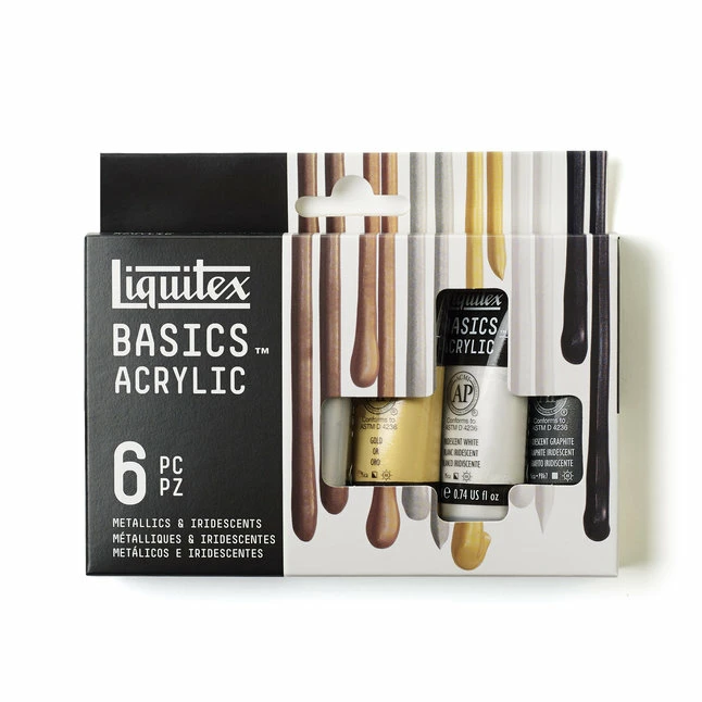 Best deal π Liquitex BASICS Acrylic Paint, Iridescent Metallics, 22 Milliliters, Set Of 6 π€© 3 Best deal π Liquitex BASICS Acrylic Paint, Iridescent Metallics, 22 Milliliters, Set Of 6 π€©