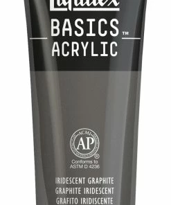 Brand new 🔔 Liquitex BASICS Acrylic Paint, 4 Ounces, Iridescent Graphite 👏