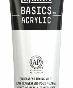 Coupon 𧨠Liquitex BASICS Acrylic Paint, 4 Ounces, Transparent Mixing White π