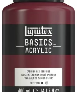 Best Sale 😀 Liquitex BASICS Acrylic Paint, 14 Ounce Jar, Cadmium Red Deep Hue ❤️