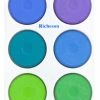 New 🛒 Jack Richeson Large Tempera Cakes, Cool Colors, Set Of 6 🌟 -Crayola - shop 2018461 ecommfullsize