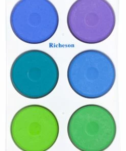 New 🛒 Jack Richeson Large Tempera Cakes, Cool Colors, Set Of 6 🌟