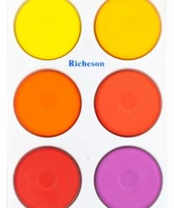 Outlet ⌛ Jack Richeson Large Tempera Cakes, Warm Colors, Set Of 6 😍
