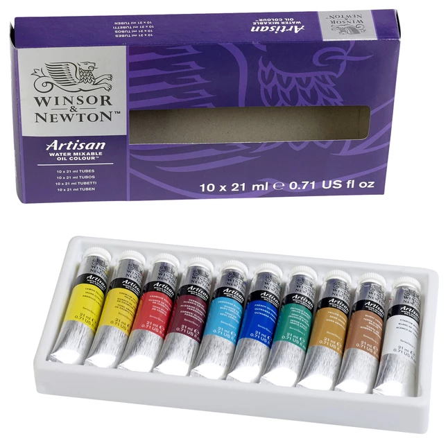 New π Winsor & Newton Artisan Water Mixable Oil Colors, Assorted Colors, 0.71 Ounces, Set Of 10 π 3 New π Winsor & Newton Artisan Water Mixable Oil Colors, Assorted Colors, 0.71 Ounces, Set Of 10 π - Image 2