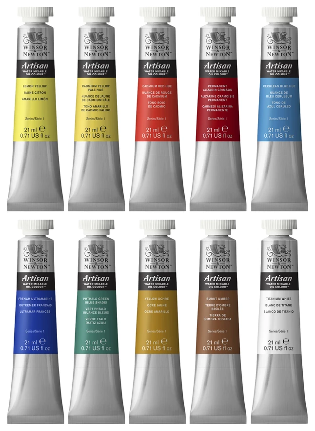New π Winsor & Newton Artisan Water Mixable Oil Colors, Assorted Colors, 0.71 Ounces, Set Of 10 π 4 New π Winsor & Newton Artisan Water Mixable Oil Colors, Assorted Colors, 0.71 Ounces, Set Of 10 π - Image 3