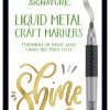 Budget 🎁 Crayola Signature Liquid Metal Craft Markers, Assorted Colors, Set Of 6 🧨 -Crayola - shop 2020058 ecommfullsize