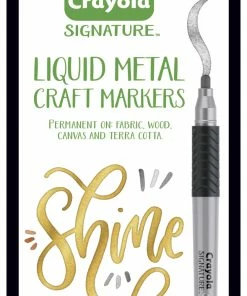 Budget π Crayola Signature Liquid Metal Craft Markers, Assorted Colors, Set Of 6 π§¨