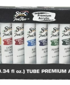 Top 10 βοΈ Sax True Flow Premium Acrylic, Assorted Colors, 0.34 Ounces, Set Of 12 π