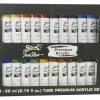 Promo 👍 Sax True Flow Premium Acrylic, Assorted Colors, 0.75 Ounces, Set Of 24 ❤️
