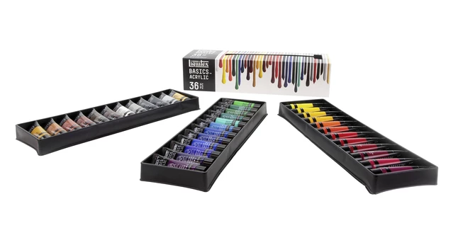 Cheap ๐ Liquitex BASICS Acrylic Paint Set, 0.74 Ounce Tubes, Assorted Colors, Set Of 36 ๐ฅ 3 Cheap ๐ Liquitex BASICS Acrylic Paint Set, 0.74 Ounce Tubes, Assorted Colors, Set Of 36 ๐ฅ - Image 2