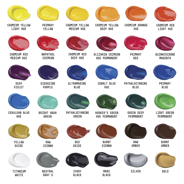 Cheap ๐ Liquitex BASICS Acrylic Paint Set, 0.74 Ounce Tubes, Assorted Colors, Set Of 36 ๐ฅ 4 Cheap ๐ Liquitex BASICS Acrylic Paint Set, 0.74 Ounce Tubes, Assorted Colors, Set Of 36 ๐ฅ - Image 3