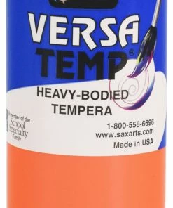 Budget π₯° Sax Versatemp Heavy-Body Tempera Paint, Fluorescent Orange, Pint π€©
