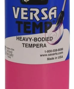 Discount 🔔 Sax Versatemp Heavy-Body Tempera Paint, Fluorescent Pink, Pint 🎉