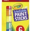Promo 🎁 Crayola Washable Paint Sticks, Assorted Colors, Set Of 6 ✨
