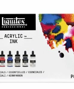Flash Sale ⭐ Liquitex Acrylic Ink, 1 Ounce, Assorted Colors, Set Of 6 ❤️