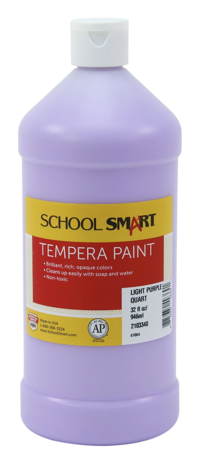 Coupon β€οΈ School Smart Tempera Paint, Quart, Light Purple π€© 3 Coupon β€οΈ School Smart Tempera Paint, Quart, Light Purple π€©