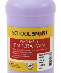 Buy β School Smart Washable Tempera Paint, Quart, Light Purple π§¨