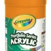 Buy ❤️ Crayola Portfolio Non-Toxic Acrylic Paint, 1 Pt Squeeze Bottle, Brilliant Orange 🛒 -Crayola - shop 216634 ecommfullsize