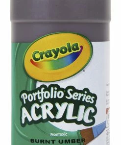 Best reviews of 💯 Crayola Portfolio Non-Toxic Acrylic Paint, 1 Pt Squeeze Bottle, Burnt Umber ❤️