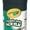 Wholesale ✨ Crayola Portfolio Non-Toxic Acrylic Paint, 1 Pt Squeeze Bottle, Ivory Black ✔️ -Crayola - shop 216643 ecommfullsize