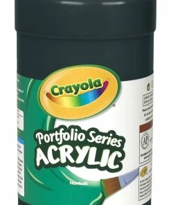 Wholesale β¨ Crayola Portfolio Non-Toxic Acrylic Paint, 1 Pt Squeeze Bottle, Ivory Black βοΈ