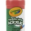 Best Sale 🔥 Crayola Portfolio Non-Toxic Acrylic Paint, 1 Pt Squeeze Bottle, Light Red 🥰