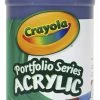 Cheap ⭐ Crayola Portfolio Non-Toxic Acrylic Paint, 1 Pt Squeeze Bottle, Violet 🔔 -Crayola - shop 216659 ecommfullsize