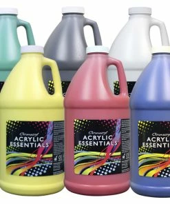 Best Sale 😉 Chroma Acrylic Essential Set, Assorted Primary Colors, Half Gallon, Set Of 6 🎉