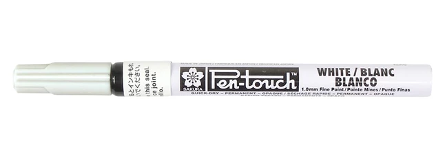 Outlet 𧨠Sakura Pentouch Paint Marker, Fine Tip, Metallic White, Each π€© 4 Outlet 𧨠Sakura Pentouch Paint Marker, Fine Tip, Metallic White, Each π€© - Image 2
