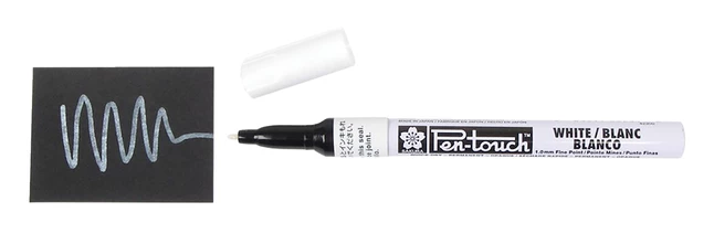 Outlet 𧨠Sakura Pentouch Paint Marker, Fine Tip, Metallic White, Each π€© 3 Outlet 𧨠Sakura Pentouch Paint Marker, Fine Tip, Metallic White, Each π€©