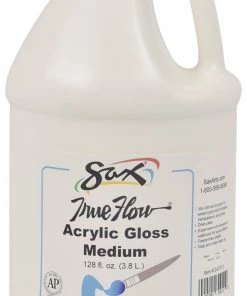 Cheap 🧨 Sax True Flow Acrylic Medium, Gallon, Gloss 👍 -Crayola - shop 247313 A ecommfullsize