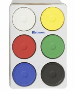 Best Pirce 😍 Jack Richeson Large Tempera Cakes With Tray, Assorted Primary Colors, Set Of 6 ⌛