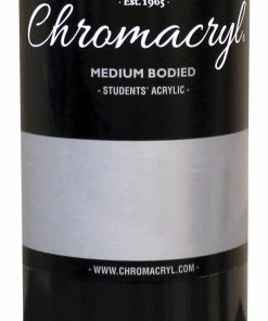 Promo 🎁 Chromacryl Premium Students Acrylic Paint, Pint, Black ⌛