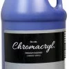 Best Pirce ⌛ Chromacryl Premium Students Acrylic Paint, Half Gallon, Cool Blue 🌟