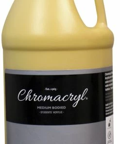 Buy 🔥 Chromacryl Premium Students Acrylic Paint, Half Gallon, Yellow Oxide ❤️