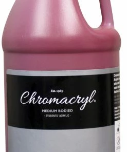 Promo ✨ Chromacryl Premium Students Acrylic Paint, Half Gallon, Cool Red ✨